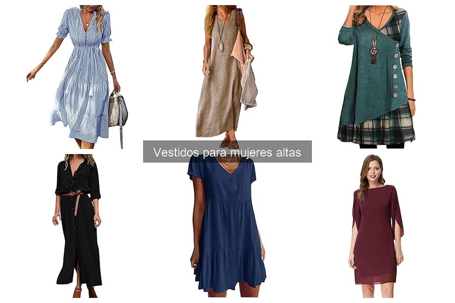 Mejores vestidos para mujeres altas: estilo y recomendaciones