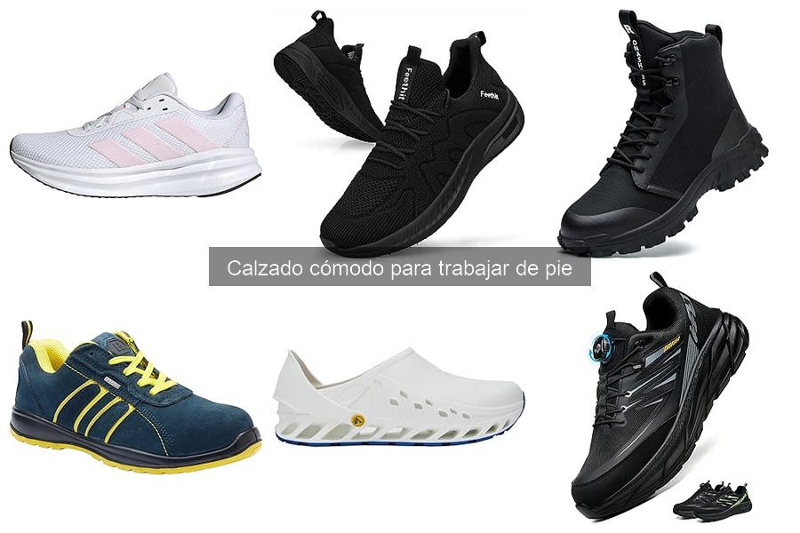 Mejores zapatos cómodos para trabajar de pie en 2023