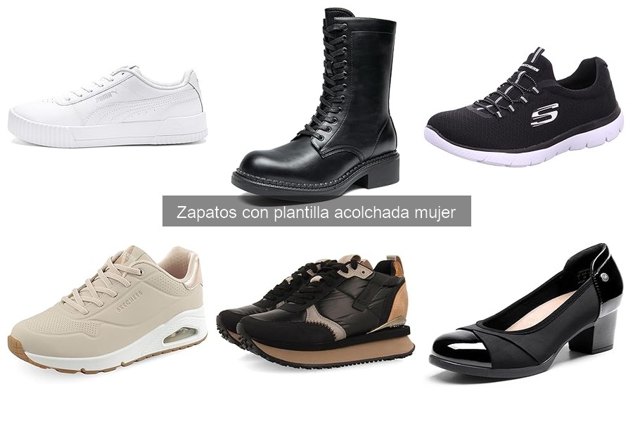 Mejores zapatos con plantilla acolchada para oficinistas
