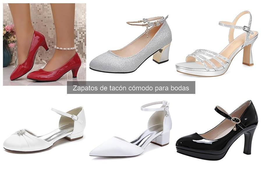 Mejores zapatos de tacón cómodo para bodas en 2023