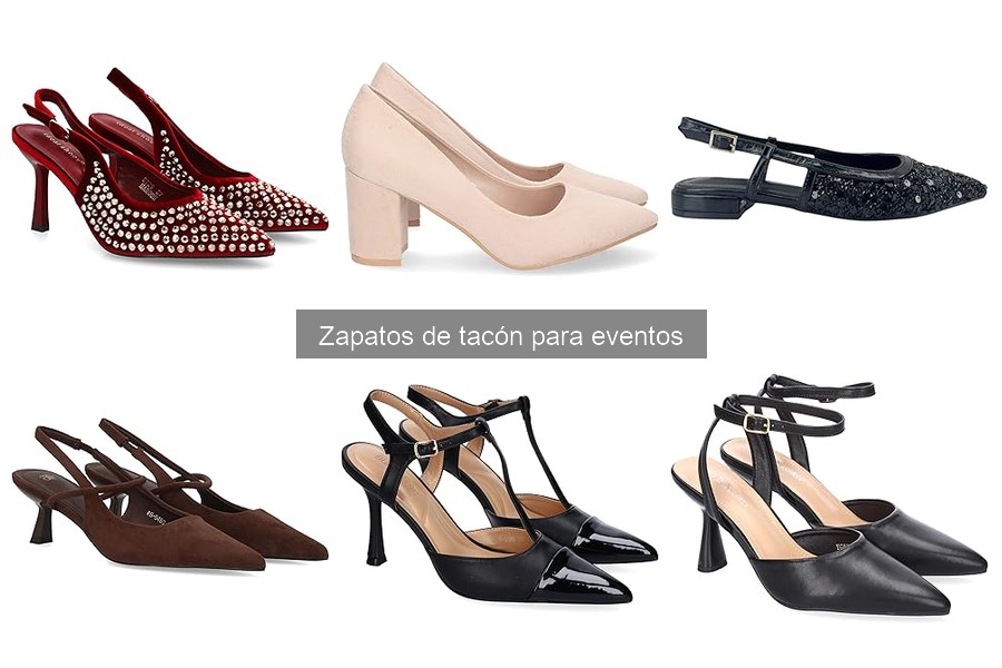 Mejores zapatos de tacón para fiestas de gala