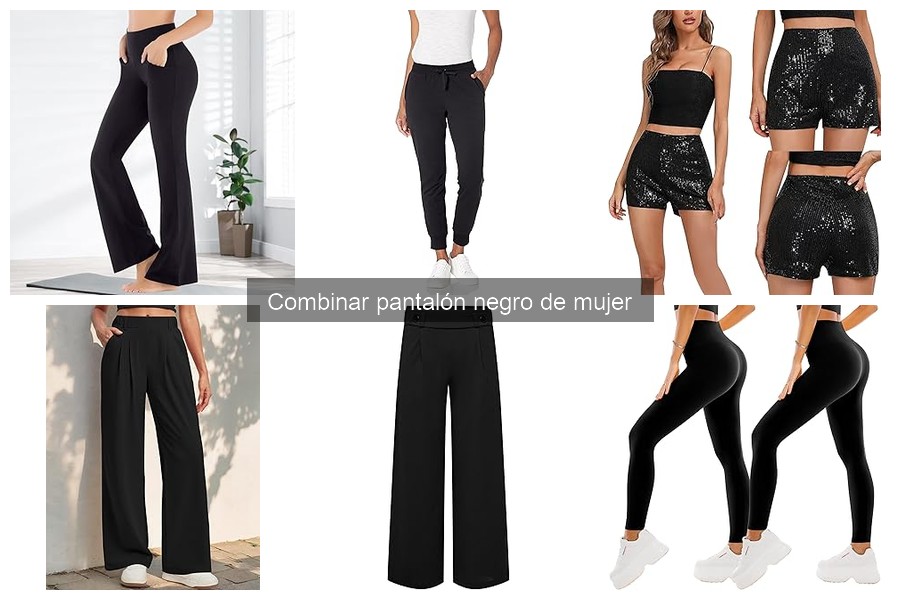 Mejores zapatos para combinar con pantalón negro de mujer