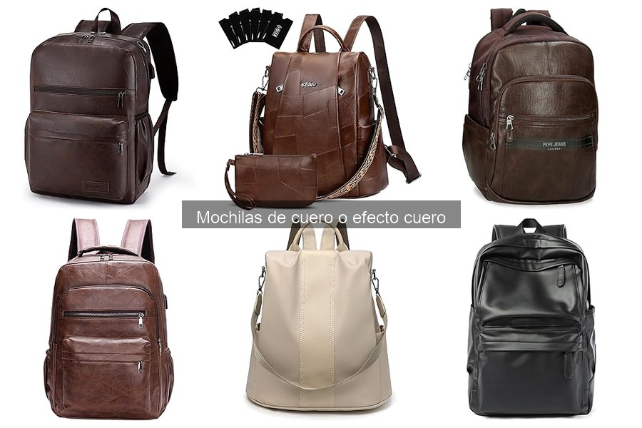 ** Mochilas de cuero más populares según reseñas de usuarios