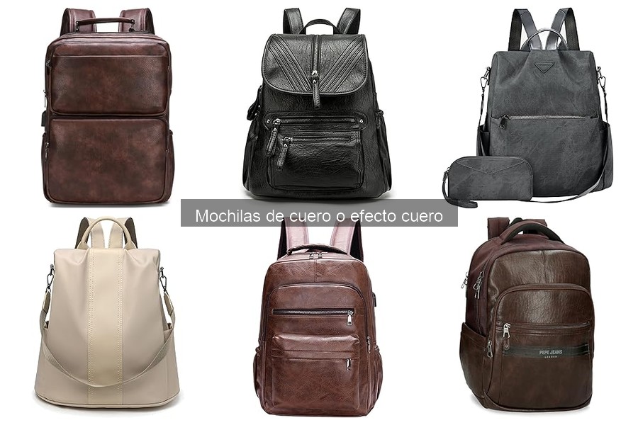 Mochilas de cuero para viajar: características esenciales