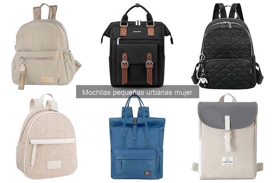 Mochilas pequeñas urbanas: ¿Son resistentes al agua?