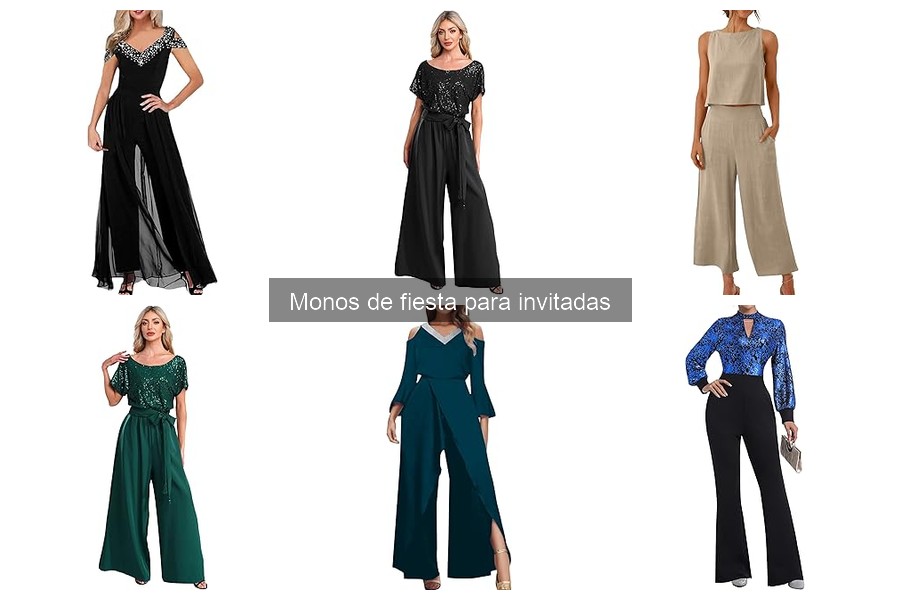 Monos de fiesta para invitadas: tipos y estilos explicados