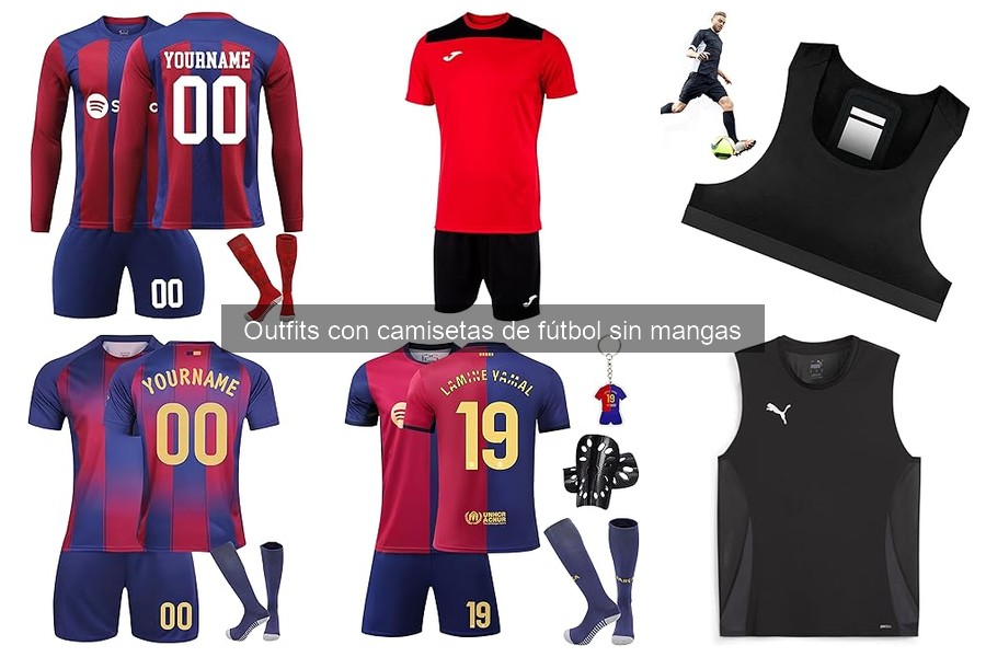 Ofertas en camisetas de fútbol sin mangas para comprar online
