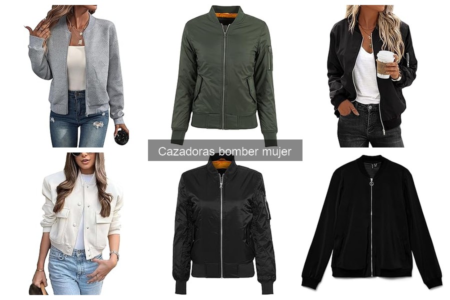 Ofertas irresistibles en cazadoras bomber para mujer