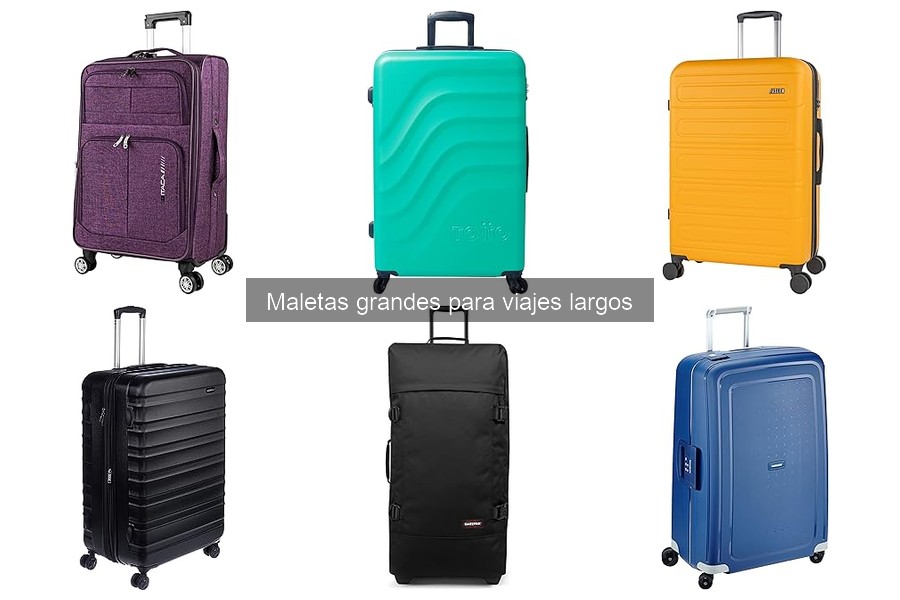 Opciones de maletas grandes con tecnología avanzada