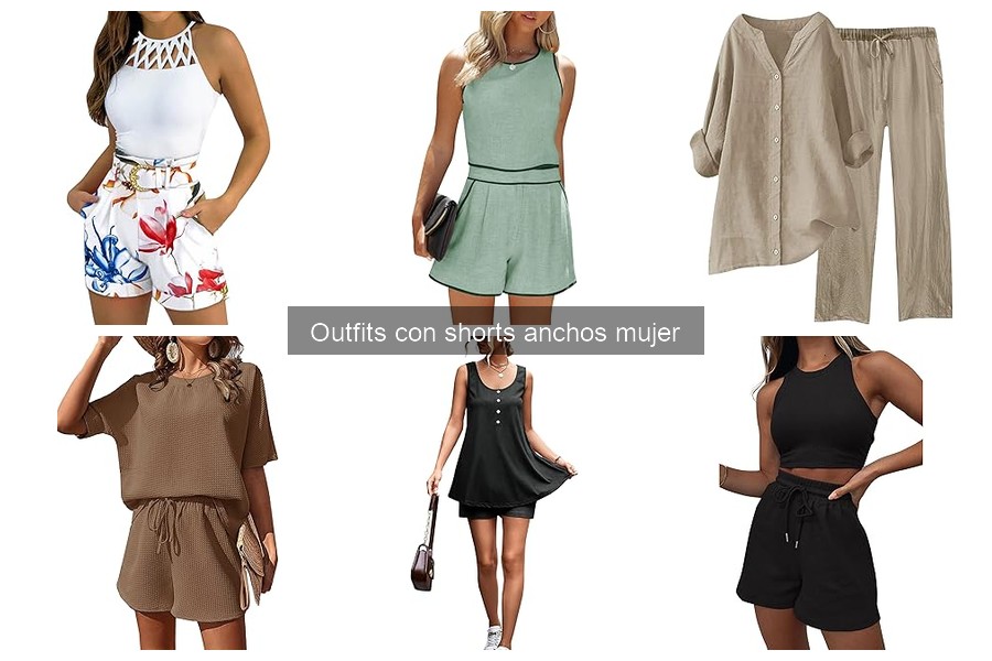 Opciones de shorts anchos para ocasiones especiales