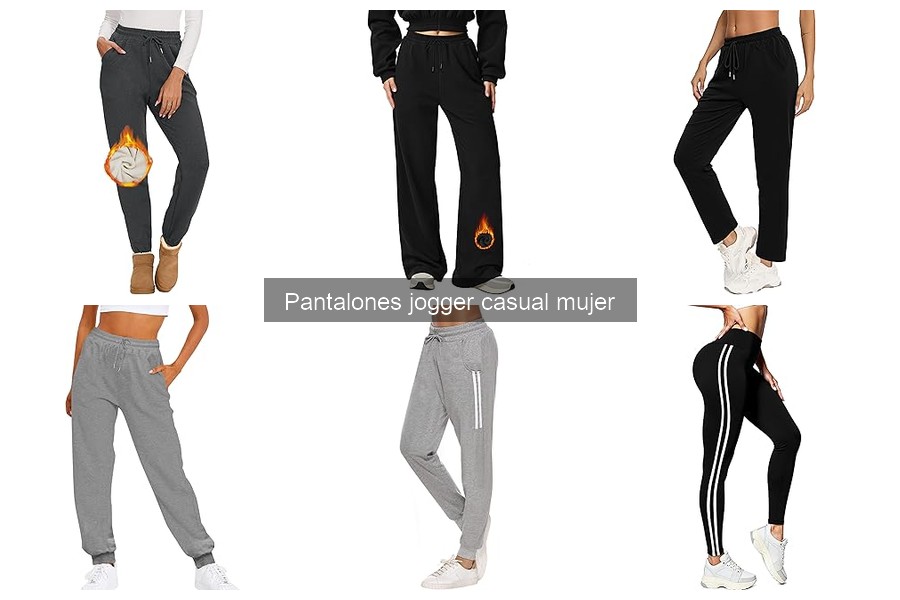 Opiniones de usuarios sobre pantalones jogger casual mujer