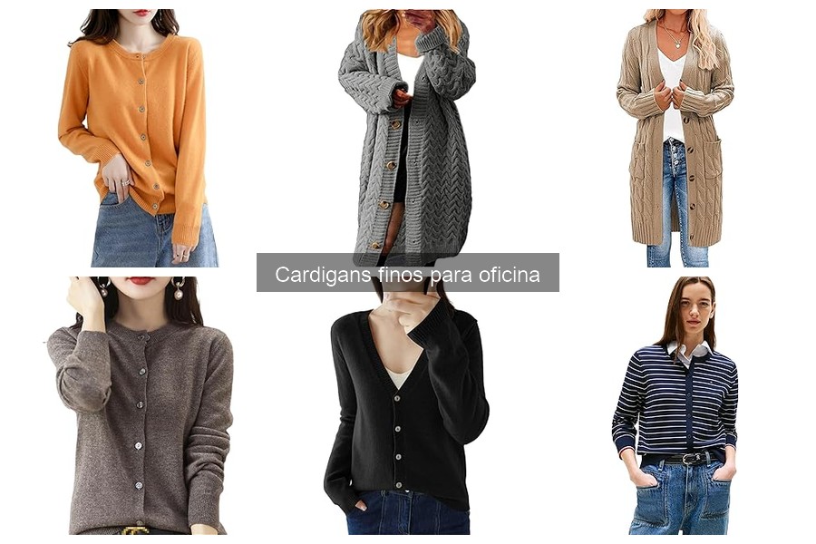 Opiniones sobre cardigans finos para oficina: lo que dicen usuarios