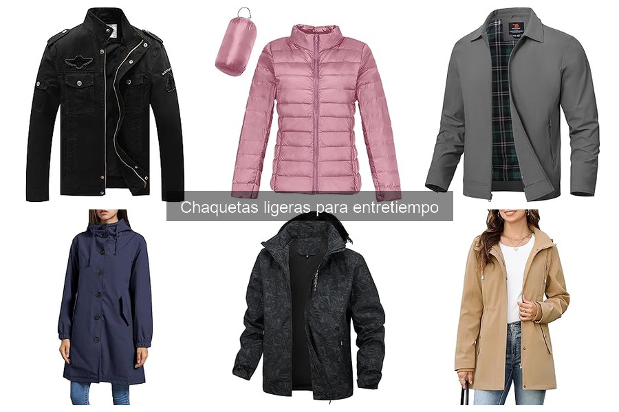 Opiniones sobre chaquetas ligeras para entretiempo