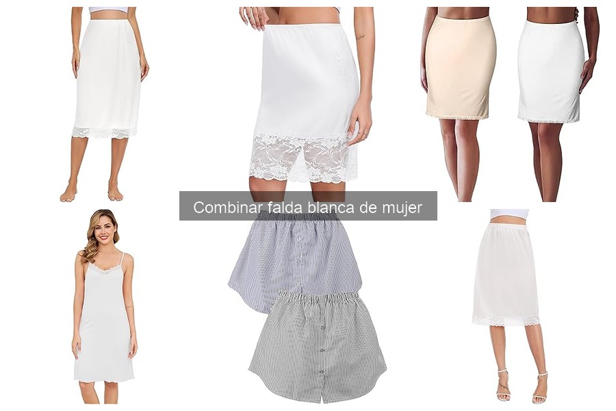 Opiniones sobre faldas blancas de mujer: Marca X