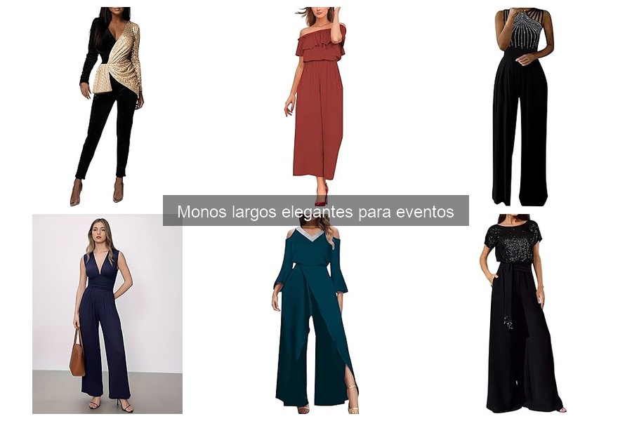 Opiniones sobre los mejores monos largos elegantes para eventos