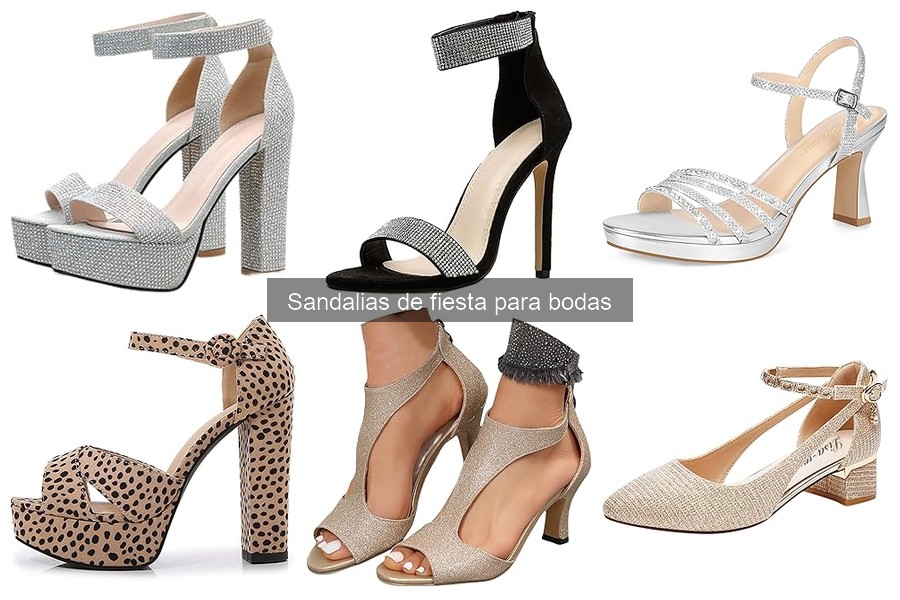 Opiniones sobre sandalias de fiesta para bodas: experiencias reales
