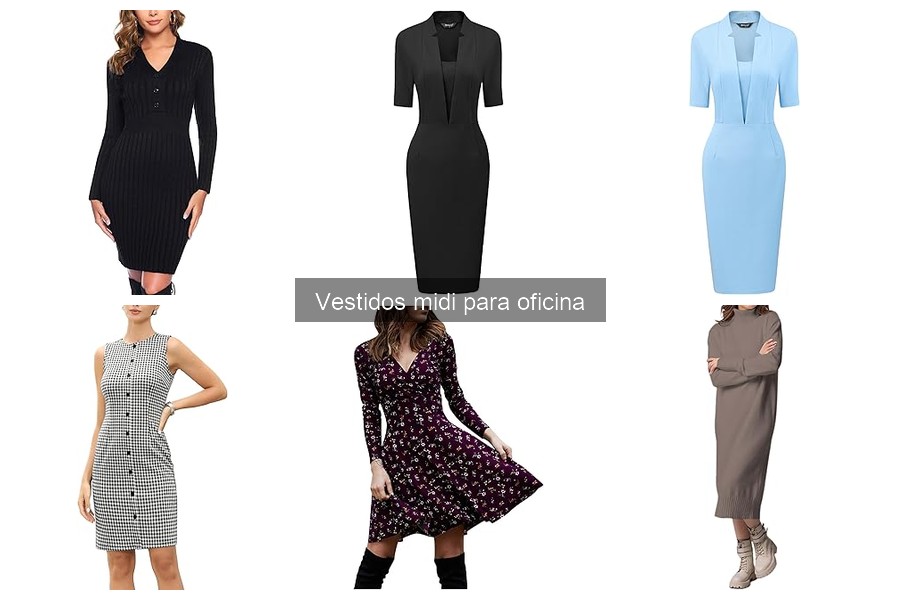 Opiniones sobre vestidos midi de marcas populares
