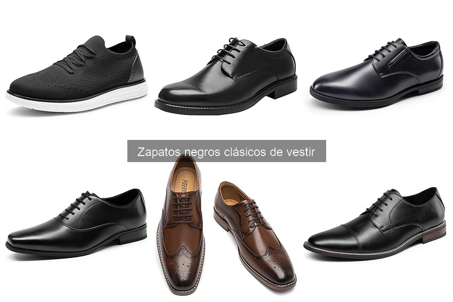 Opiniones sobre zapatos negros clásicos de vestir