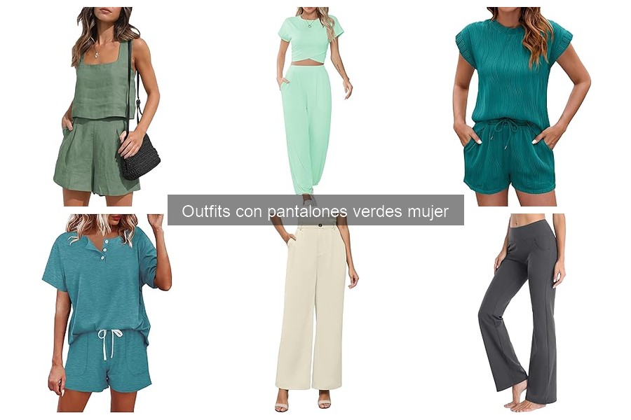 Outfits con pantalones verdes: estilos según la textura