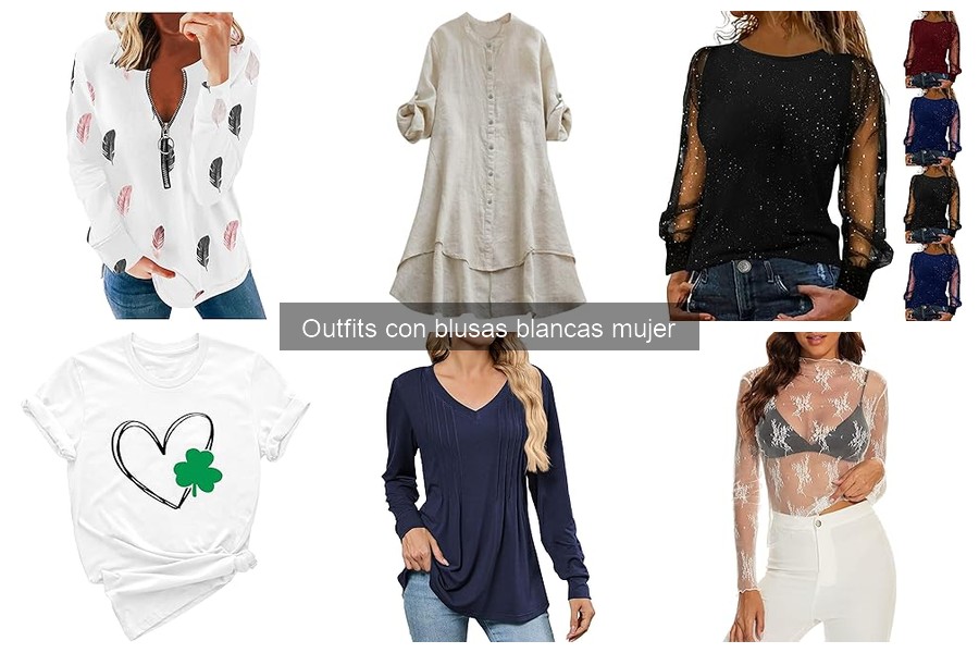 Outfits ideales con blusas blancas para invierno