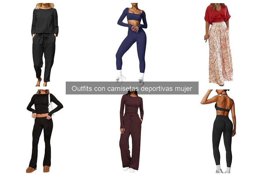 Outfits ideales con camisetas deportivas para hacer ejercicio