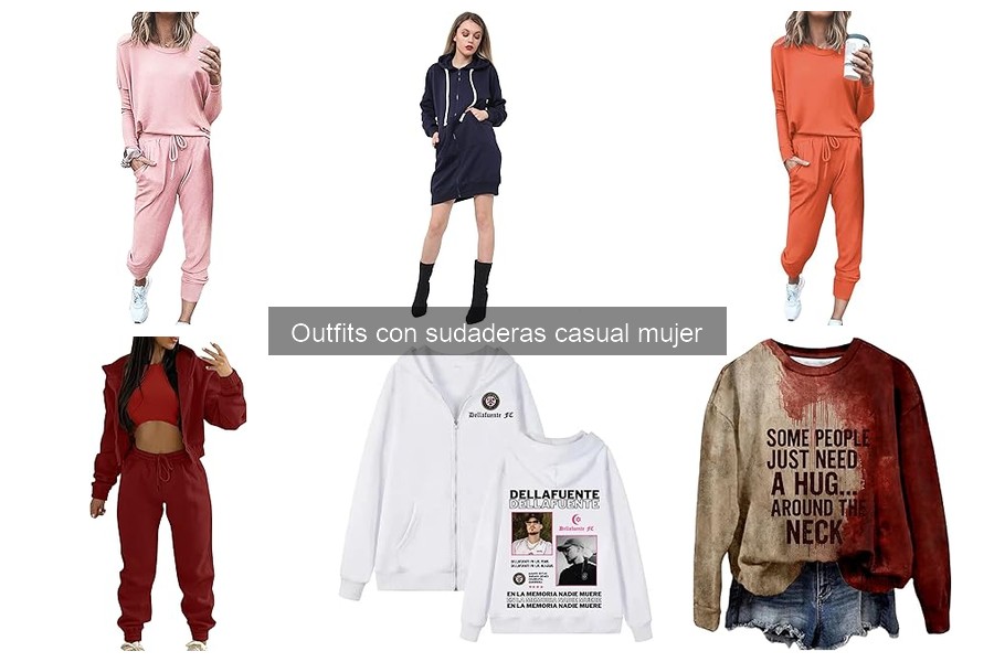Outfits ideales con sudaderas casual para climas fríos