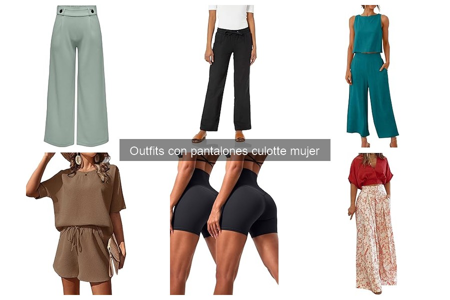 Pantalones culotte en oferta: dónde comprar y ahorrar