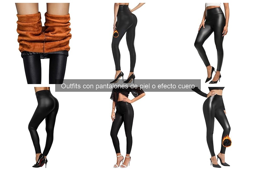 Pantalones de piel económicos para mujer: calidad y estilo