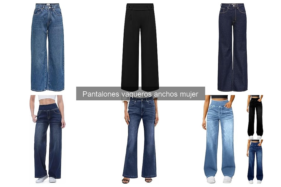 Pantalones vaqueros anchos para cada tipo de cuerpo