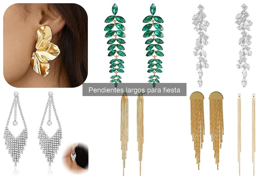 Pendientes largos para fiesta a buen precio: guía de compra