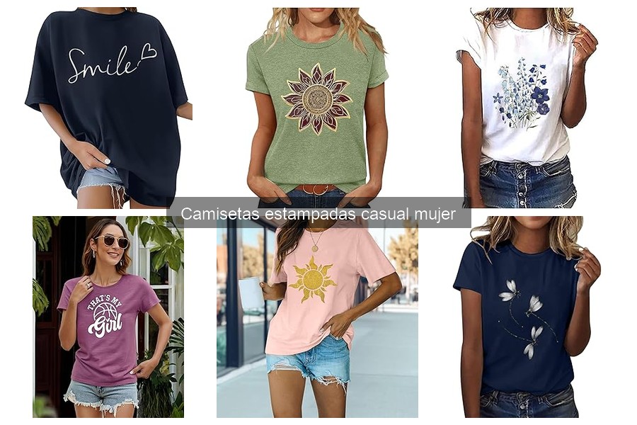 Personaliza tus camisetas estampadas casuales con estilo