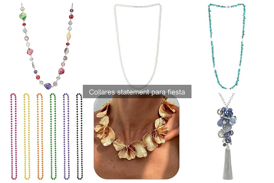 Precio promedio de collares statement para fiesta