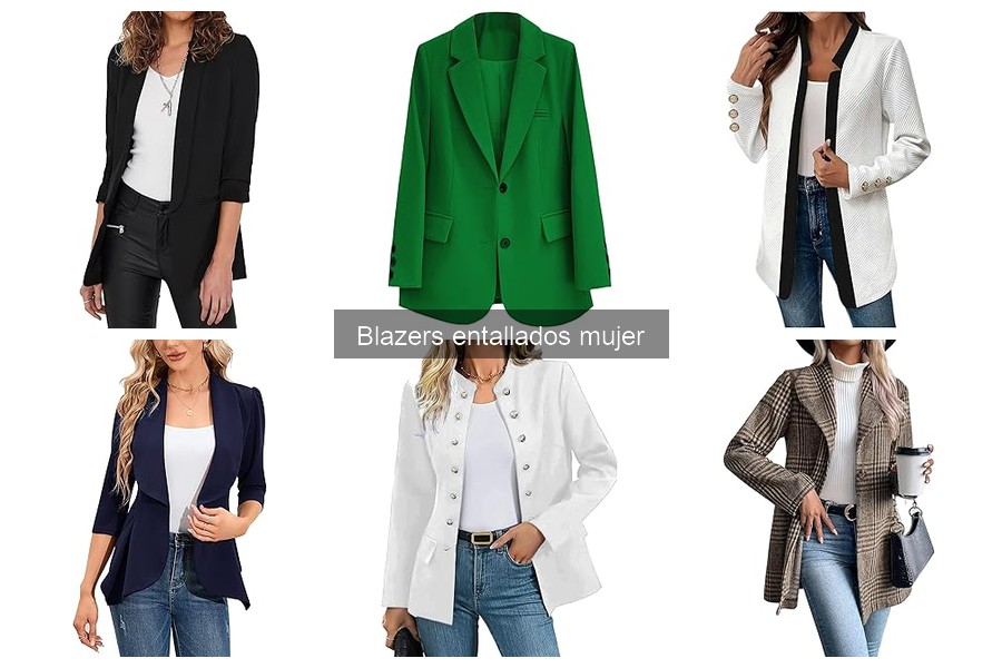 Precios de blazers entallados para mujer: compara y ahorra