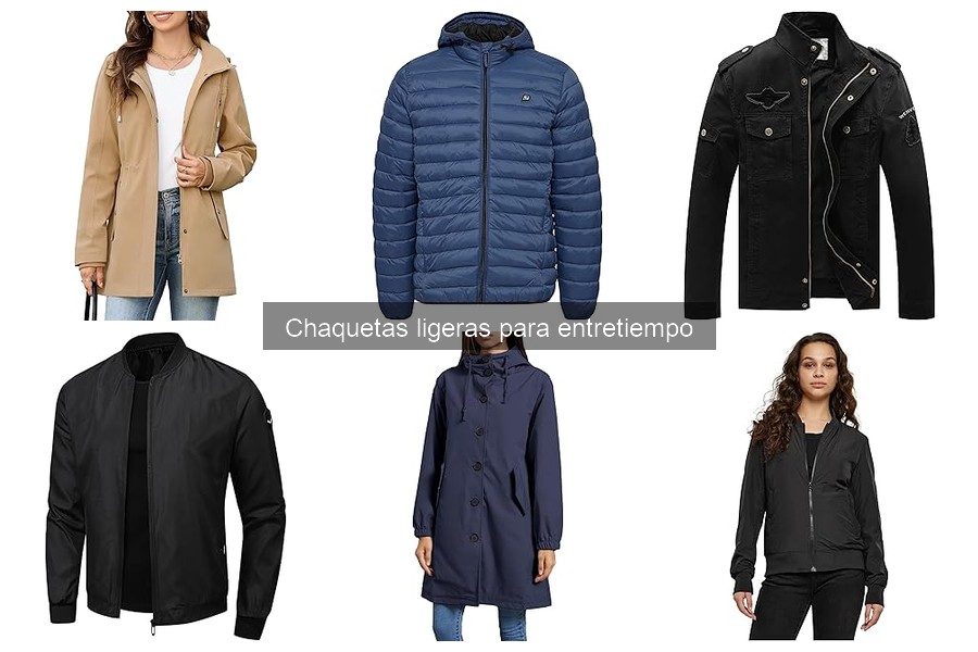 Precios de chaquetas ligeras: dónde comprarlas y ofertas
