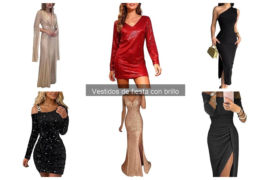Precios de Vestidos de Fiesta con Brillo para Todas las Bolsillos