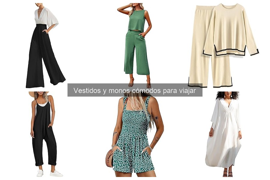 Precios de vestidos y monos cómodos para viajar