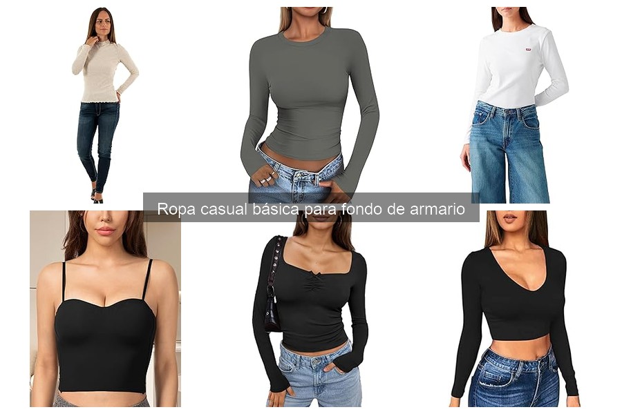 Prendas básicas de ropa casual que no pueden faltar en tu armario