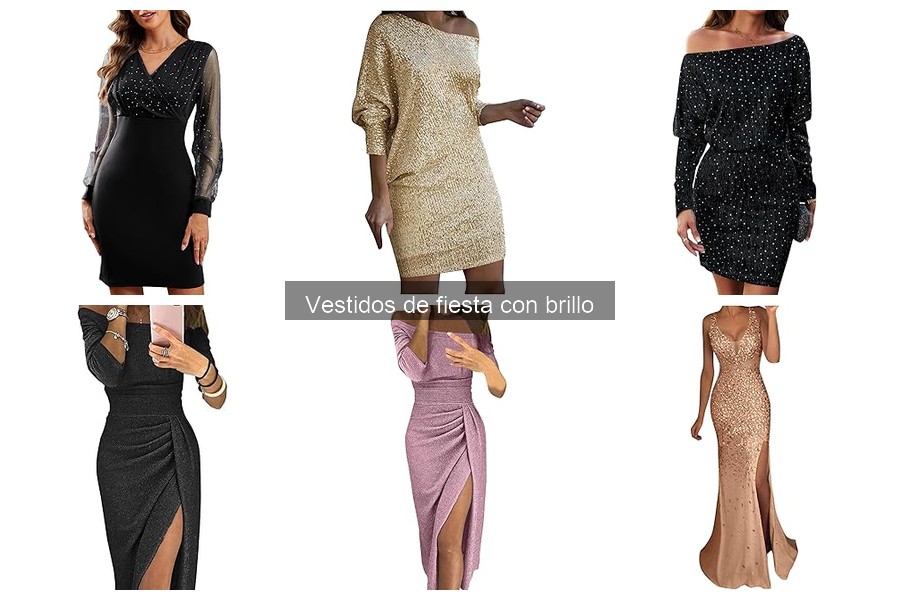 Problemas comunes al usar vestidos de fiesta con brillo
