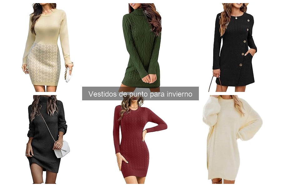 Problemas comunes al usar vestidos de punto en invierno
