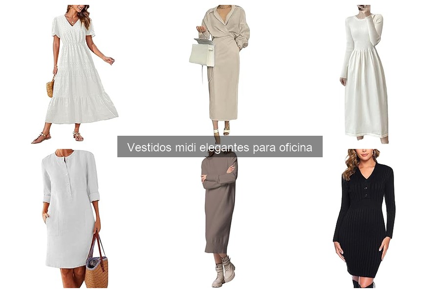 Problemas comunes al usar vestidos midi elegantes en oficina