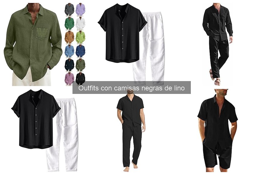 Problemas comunes con camisas negras de lino y soluciones
