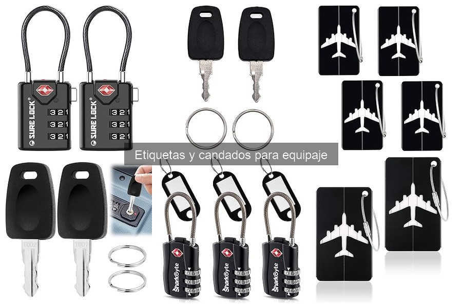 Problemas comunes con etiquetas y candados para equipaje