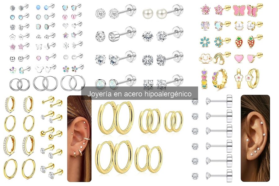 Problemas comunes con joyería en acero hipoalergénico