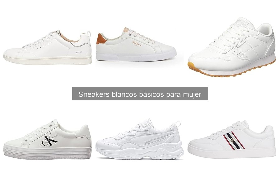 Problemas comunes con sneakers blancos básicos y soluciones