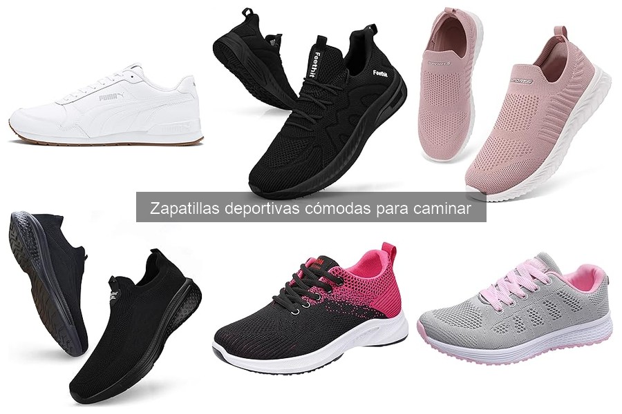 Problemas comunes de las zapatillas deportivas cómodas para caminar