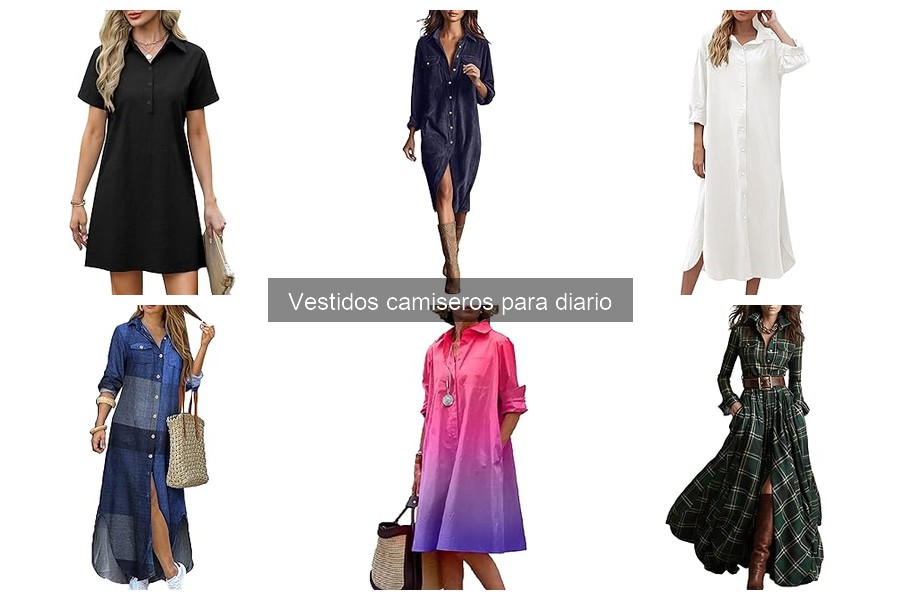 ¿Qué es un vestido camisero? Características y estilo