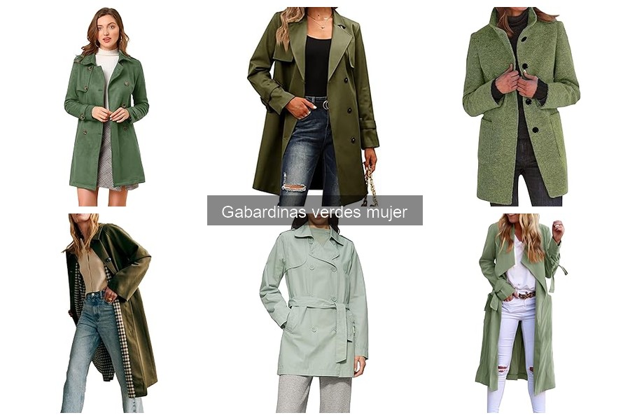 ¿Qué son las gabardinas verdes para mujer? Historia y estilo