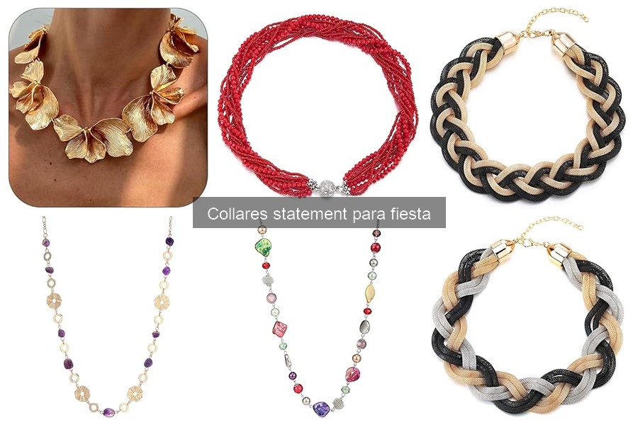 ¿Qué son los collares statement? Guía de moda para fiestas