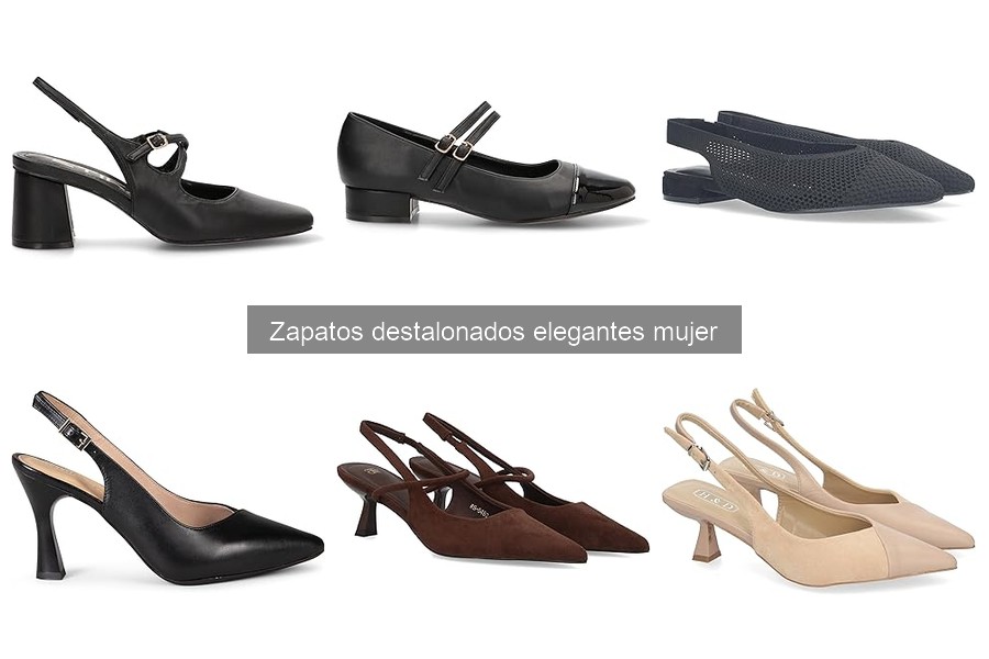 Qué son los zapatos destalonados elegantes para mujer