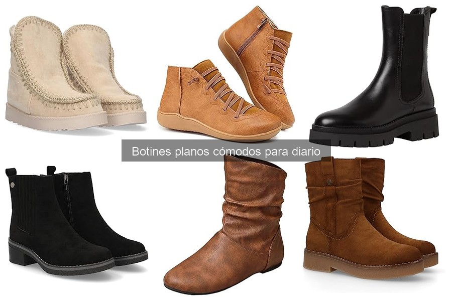 Reseñas de los Mejores Botines Planos Cómodos para Diario
